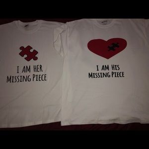 Couples missing piece shirts